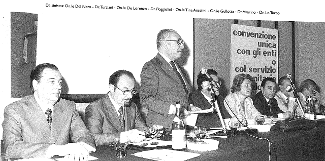 1974 XXIV Congresso DelNero Turziani DeLorenzo Poggiolini Anselmi Gullotta Voarino LoTurco