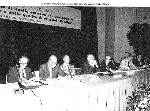 1991 XLII Congresso Panti Parodi Bogi Poggiolini Boni DelBarone Pizzini Olivetti